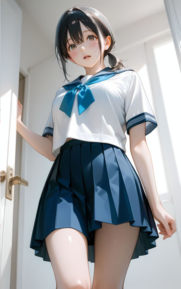 エロ漫画:水着撮影会のはずが、いつのまにかおぢさんち〇ぽに沼る話1 モザイク版 hitomi サンプル画像