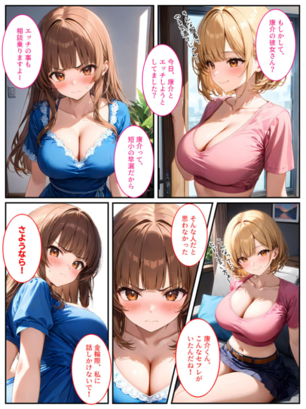 エロ漫画:生意気な義妹をカネとセックスでわからせたい! モザイク版 hitomi サンプル画像