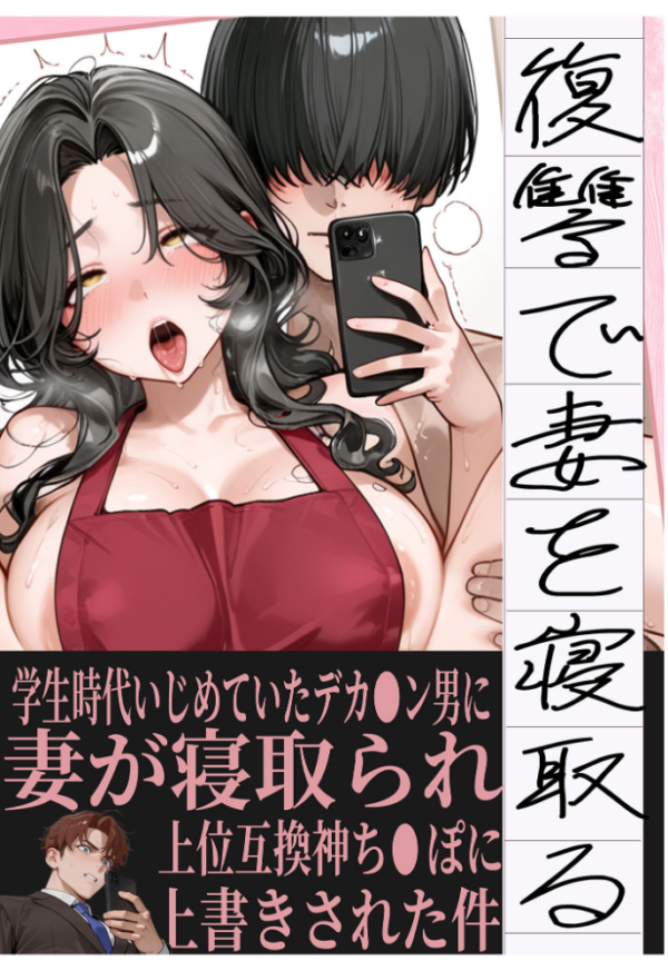 エロ漫画：夫が学生時代いじめていたデカ●ン男にNTRされた結果w旦那完全上位互換神ち●ぽに上書きされた件 モザイク版   hitomi サンプル画像