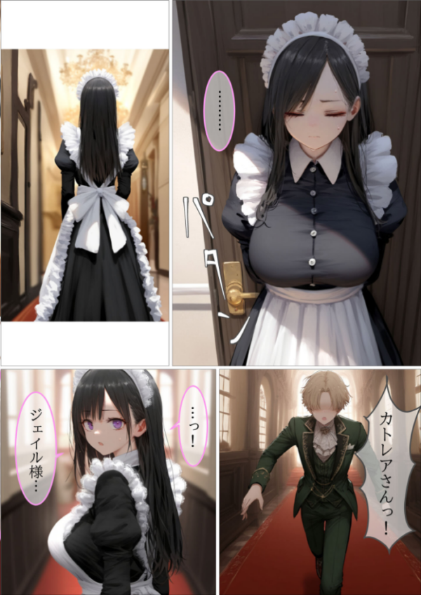 エロ漫画:貴族メイドが悪辣侯爵に堕とされるまで モザイク版 hitomi サンプル画像