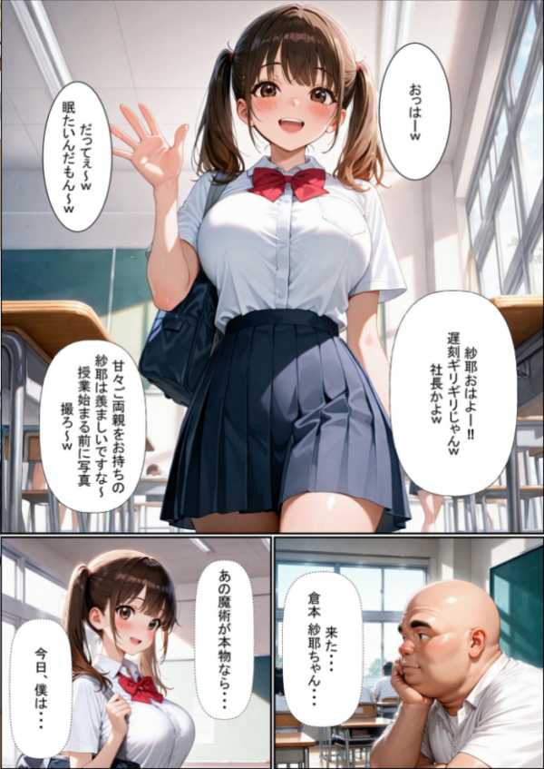 エロ漫画：一方的な人生交換〜陰キャブサメンから クラス一の美●●に人生乗り換え〜 モザイク版   hitomi サンプル画像