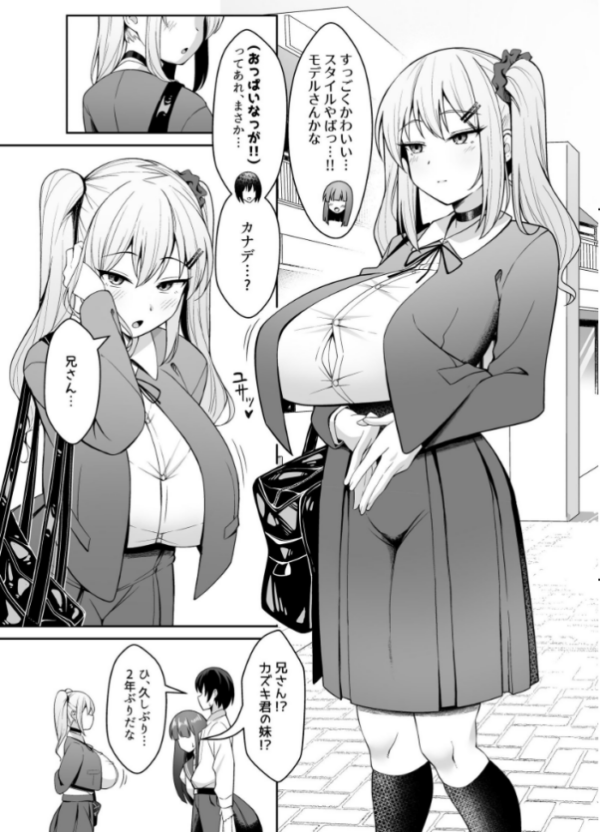 エロ漫画：兄ラブ高湿度長乳妹に迫られて孕ませちゃう話【電子版】   hitomi サンプル画像