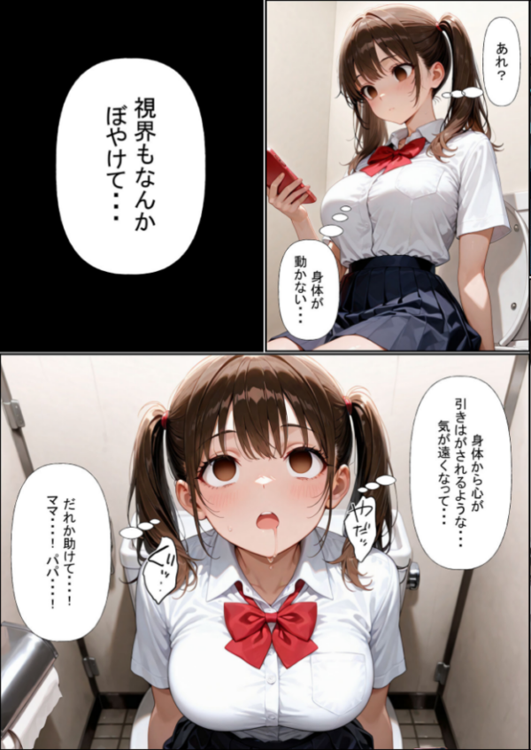 エロ漫画：一方的な人生交換〜陰キャブサメンから クラス一の美●●に人生乗り換え〜 モザイク版   hitomi サンプル画像