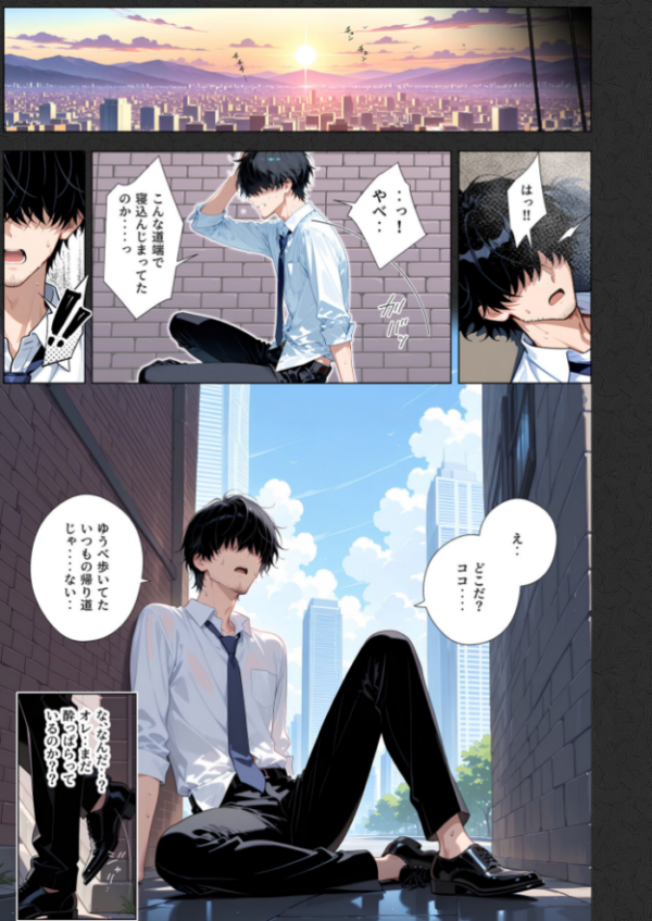 エロ漫画：セックスカースト逆転世界 〜貞操観念も美醜も逆転！冴えない俺は無双する〜（1）   hitomi サンプル画像