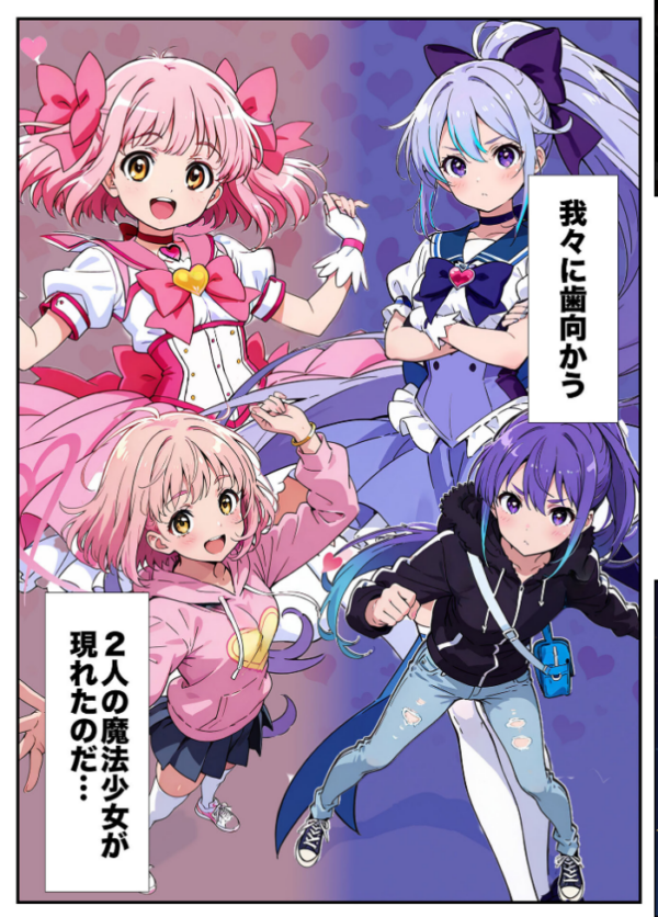 エロ漫画：AIが支配する世界で人類を裏切った俺は正義の魔法少女をドスケベ●●する モザイク版   hitomi サンプル画像