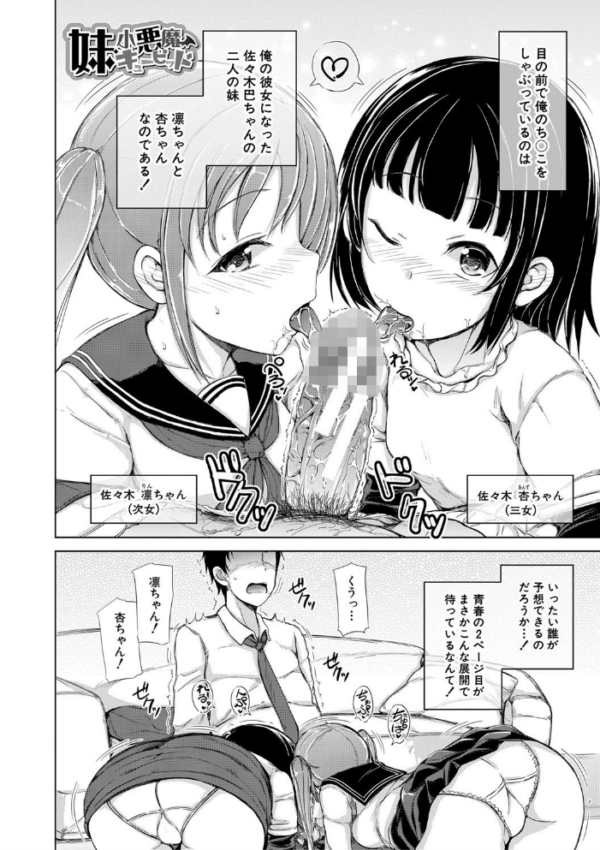 エロ漫画：姉妹ハーレム▽ぱらどっくす【1話立ち読み付き】   hitomi サンプル画像