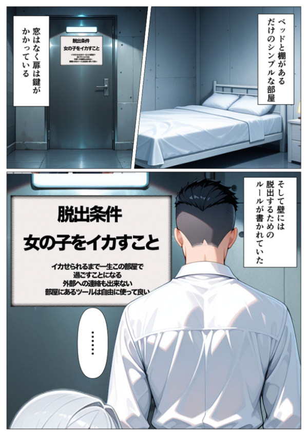 エロ漫画：教え子のダウナーギャルをイかせないと出られない部屋 モザイク版   hitomi サンプル画像