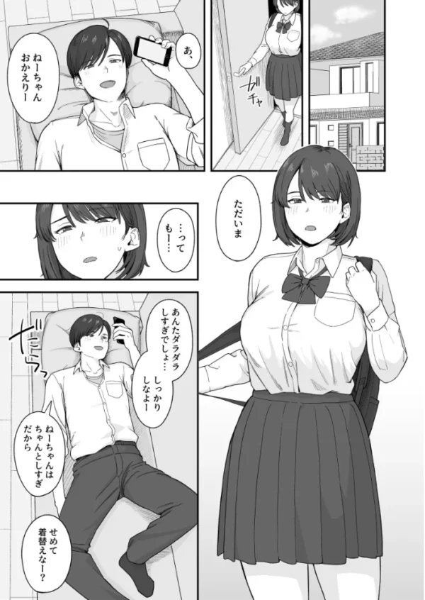 エロ漫画:勉強に集中したいむっつりな姉は、身体の相性ばっちりな弟の誘いを断れない hitomi サンプル画像
