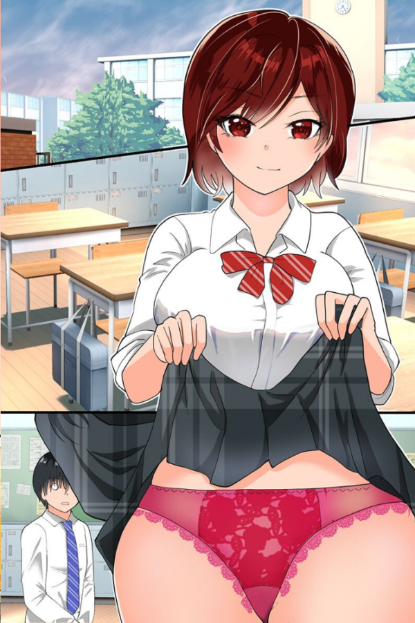 エロ漫画：オタクな俺のアレがクラスの女子にモッテモテ！？教室でビッチな真面目系女子たちとドスケベセックスしちゃった話   hitomi サンプル画像