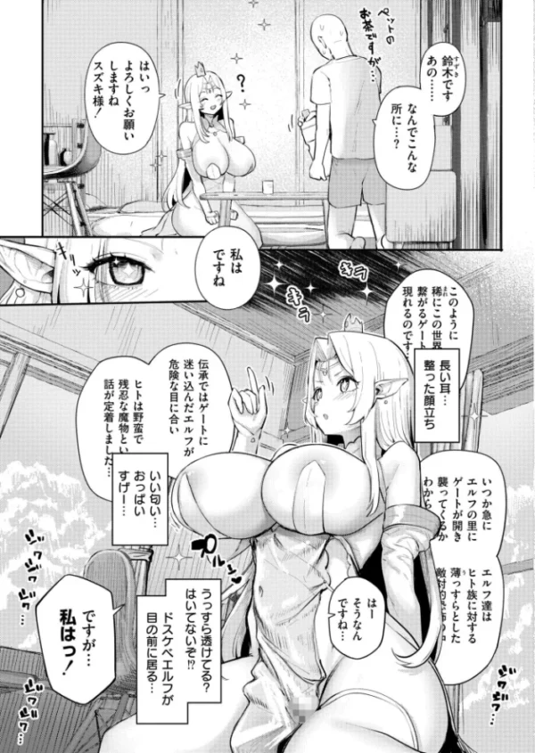 エロ漫画:いつでも使えるエルフの穴 hitomi サンプル画像