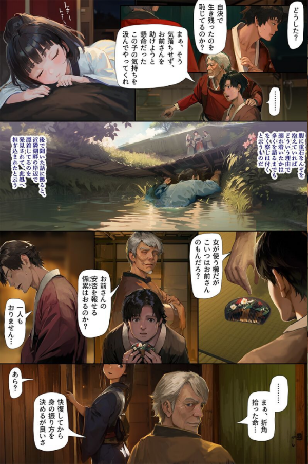 エロ漫画：あなた様をお慰めいたします。迷い込んだ村では娘たち全員ドスケベでした   hitomi サンプル画像
