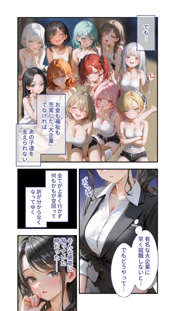 エロ漫画:貧乏家族に牛丼奢ったら、おっぱいハーレムできちゃいました…。 〜美人12姉妹のHな恩返し〜 (7) hitomi サンプル画像