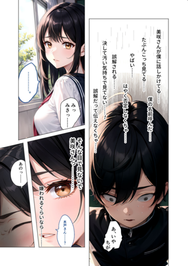 エロ漫画：純愛を踏みにじる淫乱マリア   hitomi サンプル画像