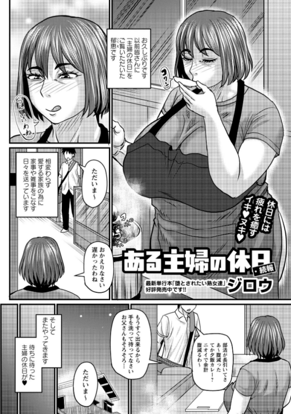 エロ漫画：ある主婦の休日・続報　hitomi サンプル画像