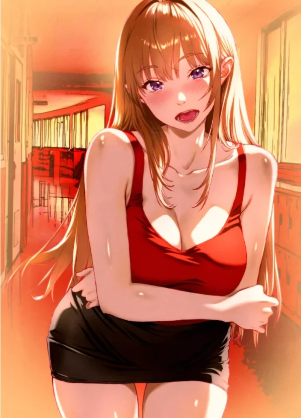エロ漫画：こんなおばさんだけど娘の代わりにハメてくださいな◆ 楓の花咲くあの部屋で、今夜あなたと…。   hitomi サンプル画像