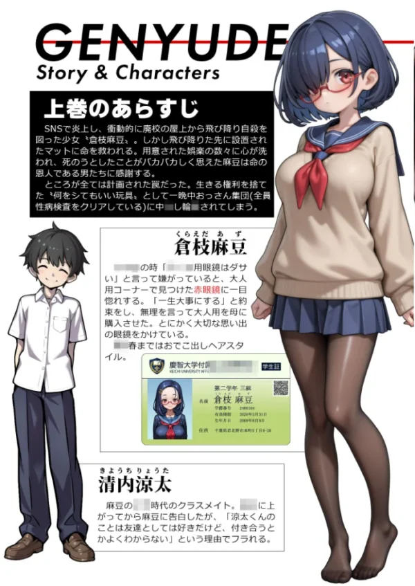 エロ漫画:げんゆで 下 〜生きる権利を捨てた何をシてもいい玩具〜 モザイク版 hitomi サンプル画像