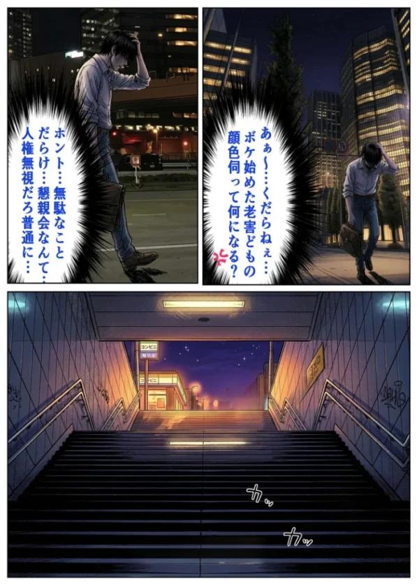 エロ漫画:透明人間ドリンク モザイク版 hitomi サンプル画像