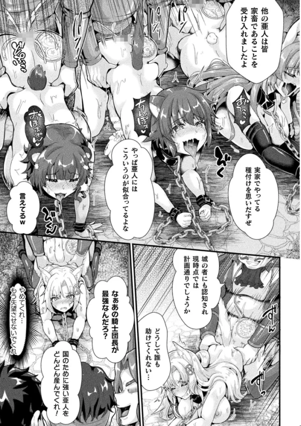 エロ漫画：聖騎士牧場 家畜に堕ちた戦姫たち THE COMIC 4話【単話】   hitomi サンプル画像