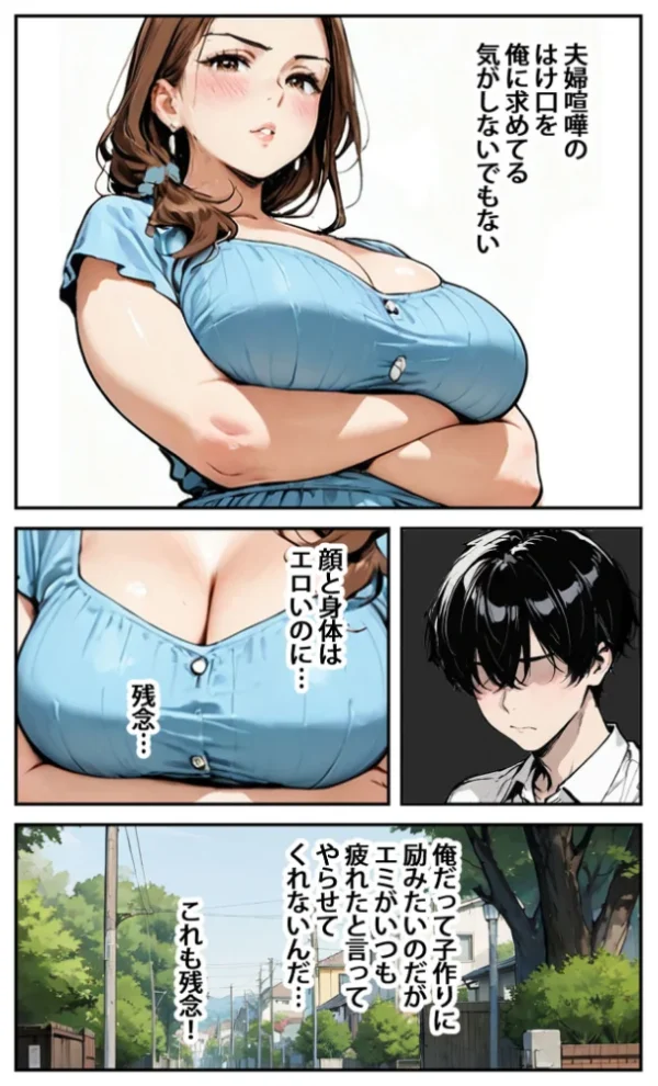 エロ漫画:デ●ヘル呼んだら義母が来た モザイク版 hitomi サンプル画像