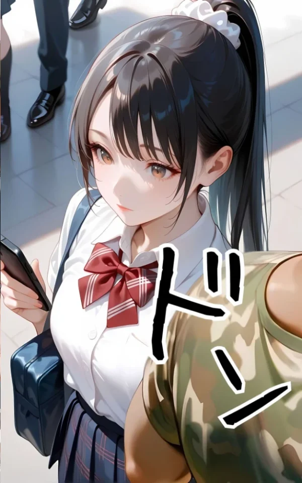 エロ漫画:【オヤジ嫌いツンデレ●●征服編】水着撮影会のはずが、いつのまにかおぢさんち〇ぽに沼る話4 モザイク版 hitomi サンプル画像