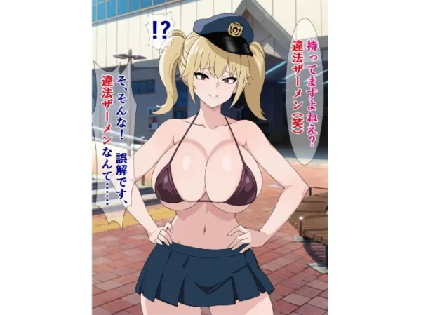 エロ漫画:僕の精液が違法ザーメンとしてドスケベ警察に押収されるって本当ですか!? hitomi サンプル画像