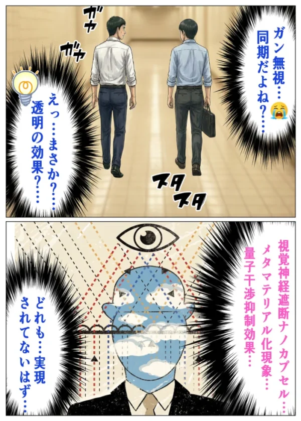 エロ漫画:透明人間ドリンク モザイク版 hitomi サンプル画像