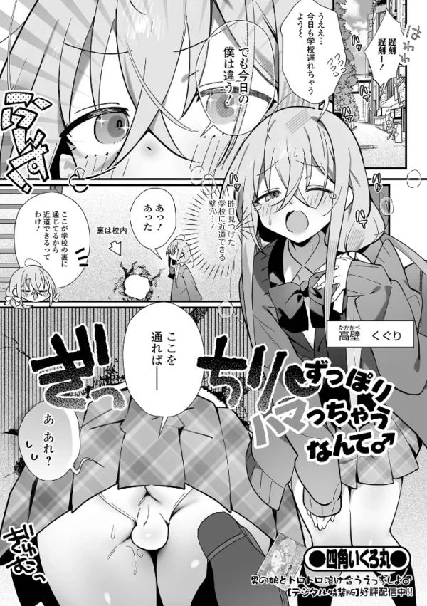 エロ漫画：ずっぽりハマっちゃうなんて♂　hitomi サンプル画像