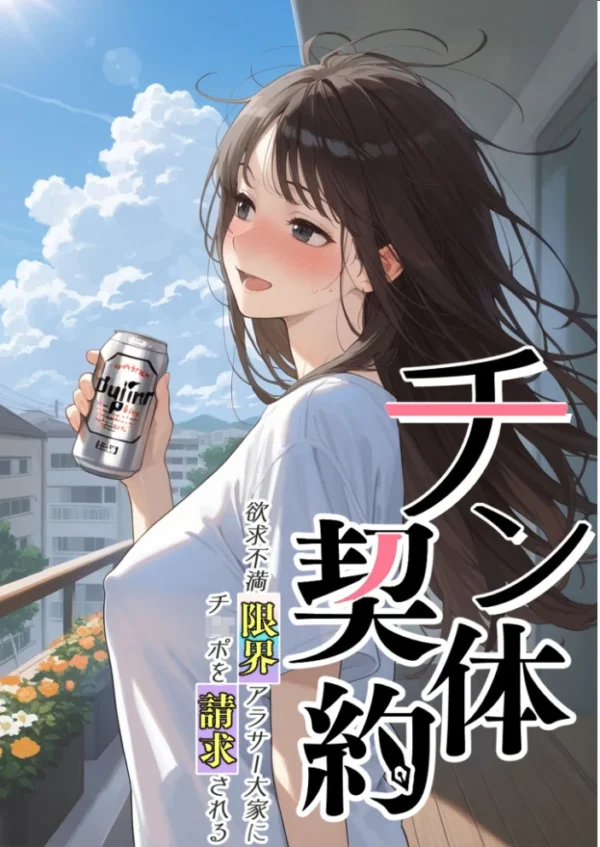 エロ漫画:チン体契約 欲求不満限界アラサー大家にチ●ポを請求される【合冊版】 モザイク版 hitomi サンプル画像