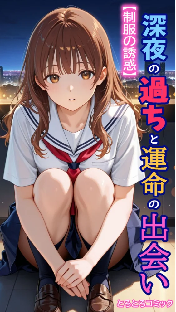 エロ漫画:プロポーズに失敗した俺が、制服コスの20歳女子を拾って秘密の背徳浮気SEXした話 モザイク版 hitomi サンプル画像
