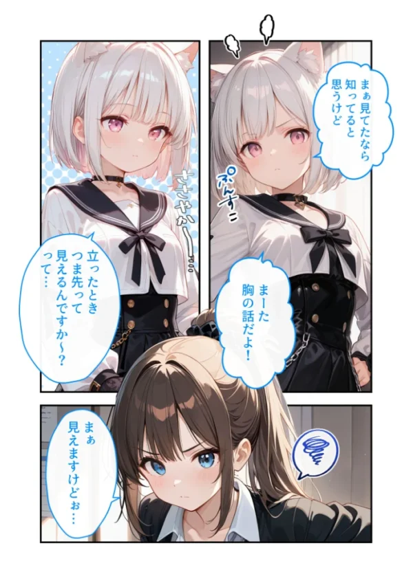 エロ漫画：推しのVTuberはお忍びで僕にリア凸してくれる【＃03】控えめおっぱいでムギュッと搾り上げ【潮風美波】   hitomi サンプル画像