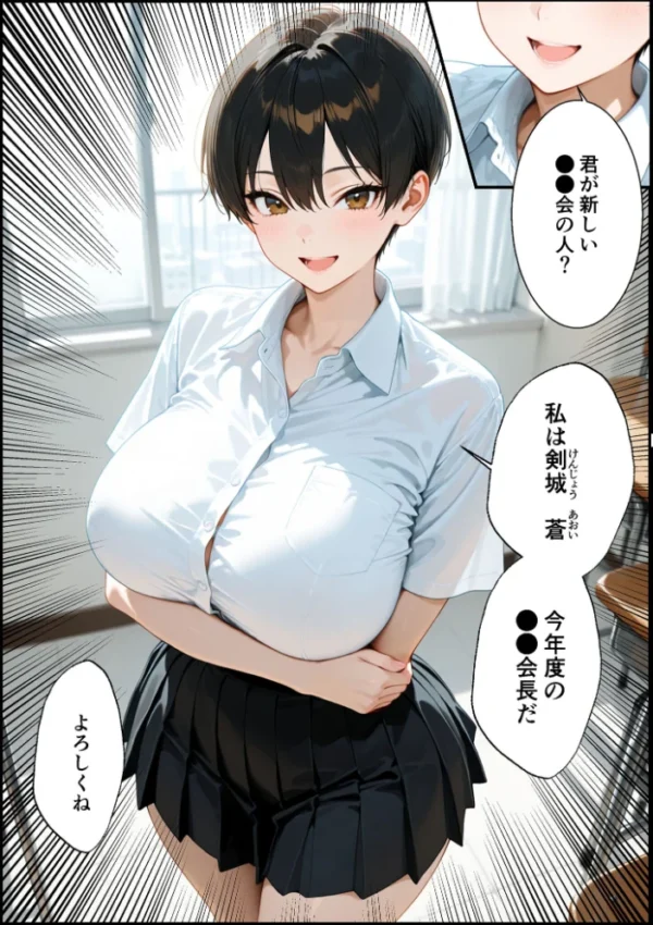 エロ漫画:女の子扱いされたい王子様な委員長があまあま中●しセックスでメスになる話 モザイク版 hitomi サンプル画像