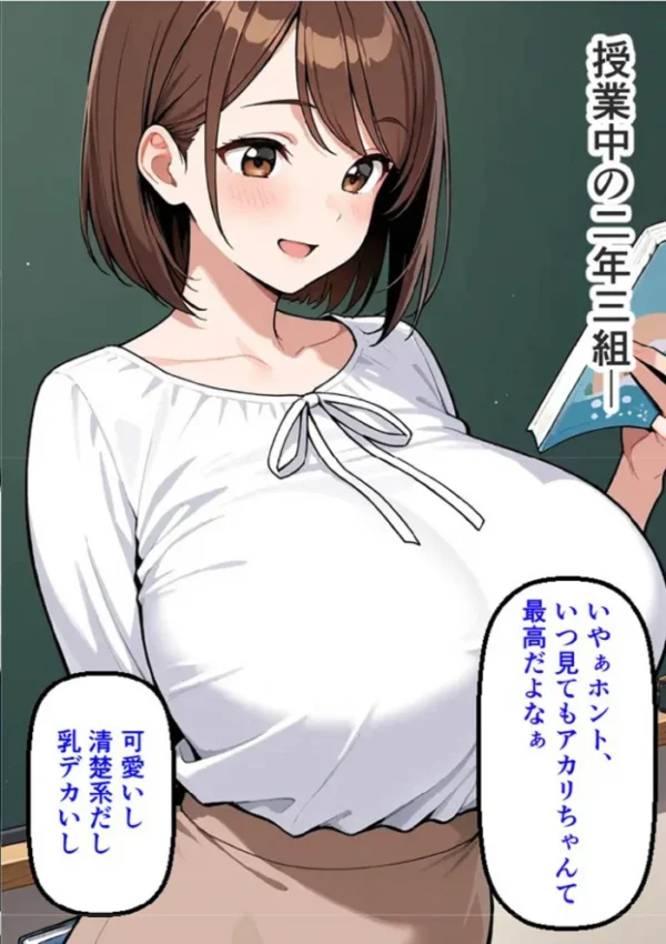 エロ漫画:闘乳日誌-美人巨乳教師対決- モザイク版 hitomi サンプル画像