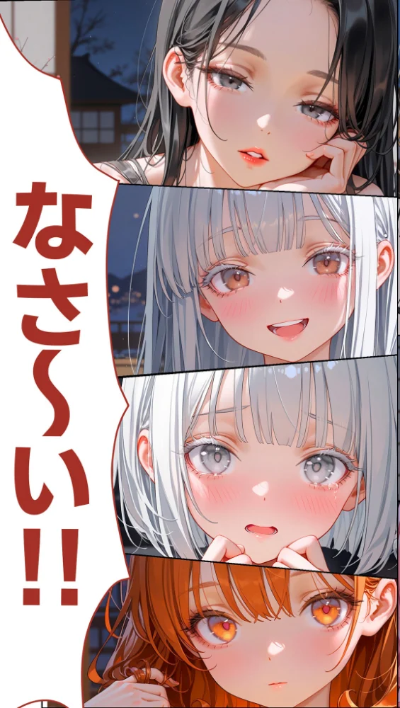 エロ漫画:貧乏家族に牛丼奢ったら、おっぱいハーレムできちゃいました…。 〜美人12姉妹のHな恩返し〜【単行本】第1巻 hitomi サンプル画像