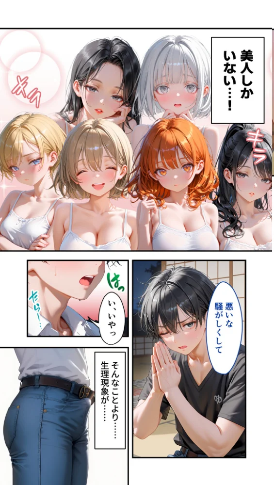 エロ漫画:貧乏家族に牛丼奢ったら、おっぱいハーレムできちゃいました…。 〜美人12姉妹のHな恩返し〜【単行本】第1巻 hitomi サンプル画像